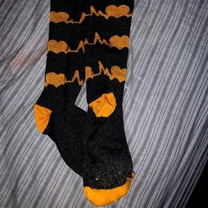 Black and brown compression socks size small